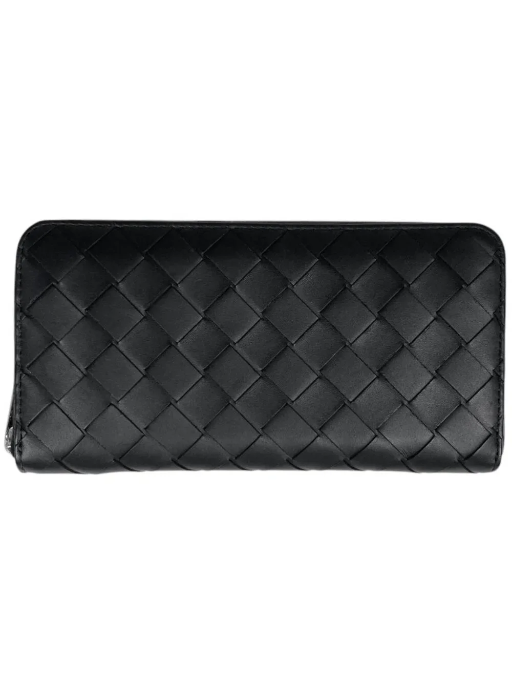 Bottega Veneta Intrecciato Wallet Calf Black